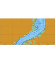 Карта глубин C-MAP MAX-N RS-N211: Рыбинское водохранилище